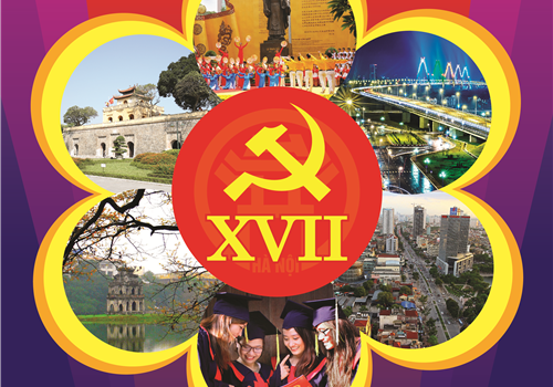 Chào mừng Đại hội đại biểu Đảng bộ thành phố Hà Nội lần thứ XVII, nhiệm kỳ 2020-2025