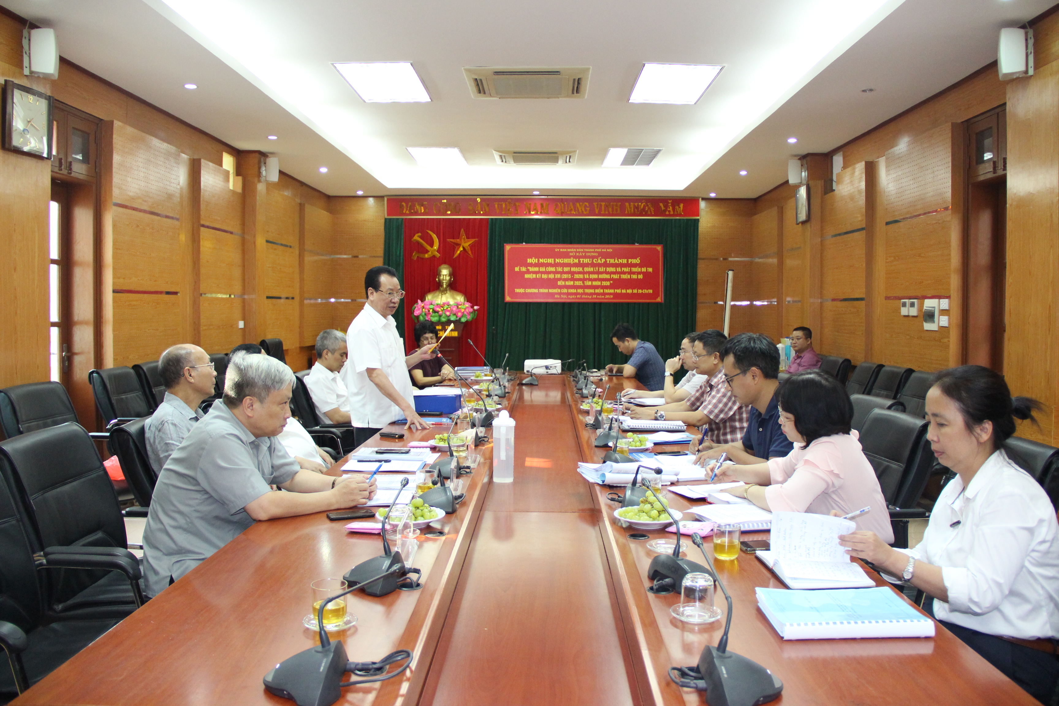 PGS.TS Phùng Hữu Phú - Chủ tịch Hội đồng kết luận Hội nghị nghiệm thu đề tài