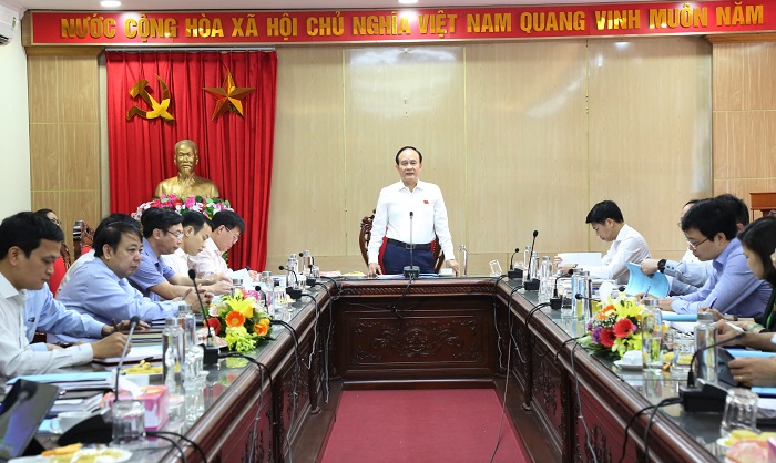 Phó Chủ tịch Thường trực HĐND Thành phố Nguyễn Ngọc Tuấn kết luận buổi làm việc