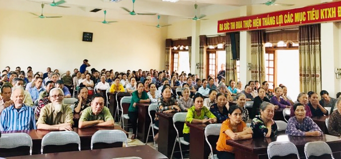 Hội nghị tuyên truyền, phổ biến giáo dục pháp luật tại xã Đại Hùng
