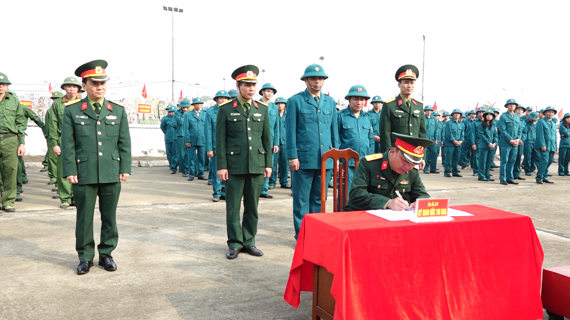 Hình ảnh tại lễ ra quân huấn luyện năm 2019
