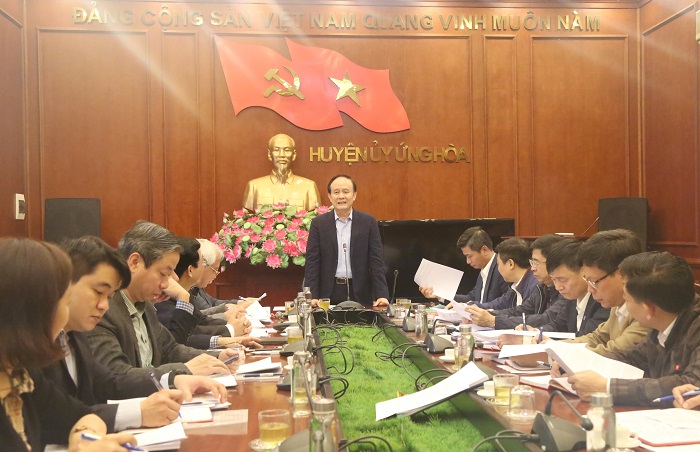 Đồng chí Nguyễn Ngọc Tuấn, Ủy viên Ban Thường vụ Thành ủy, Phó Chủ tịch Thường trực Hội đồng Nhân dân Thành phố phát biểu kết luận Hội nghị