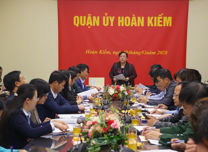 Phó Bí thư Thành ủy, Chủ tịch HĐND thành phố Nguyễn Thị Bích Ngọc phát biểu chỉ đạo