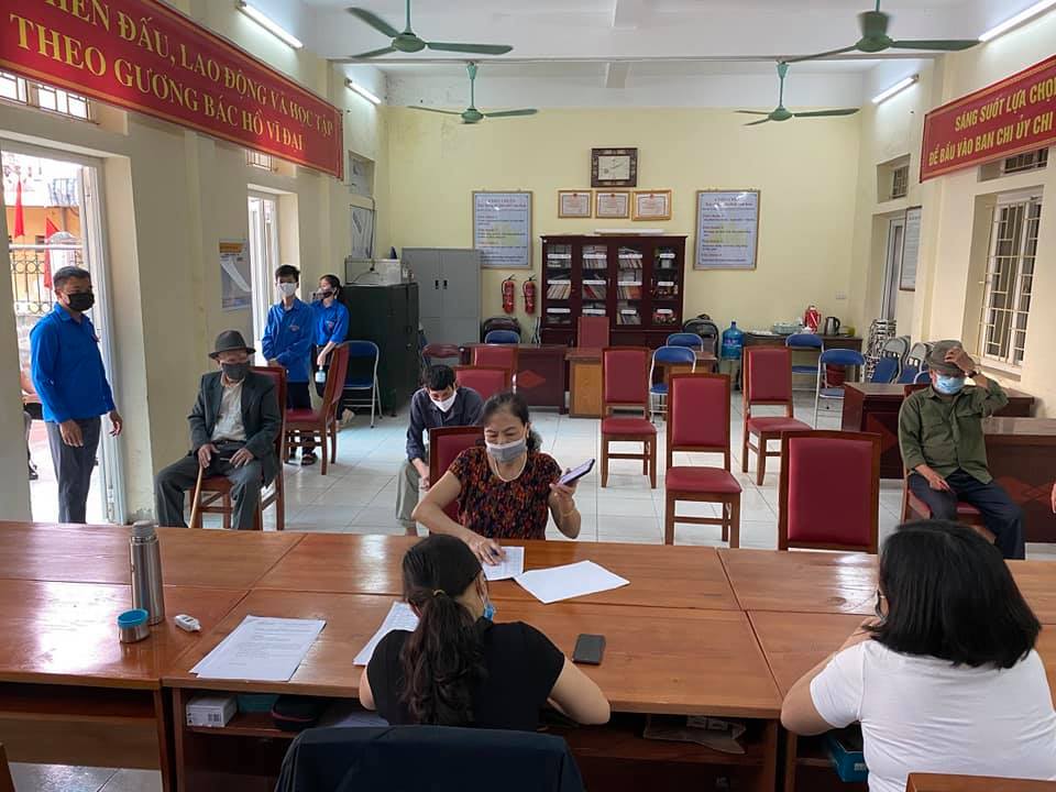 Các điểm chi trả thực hiện đầy đủ quy định phòng dịch