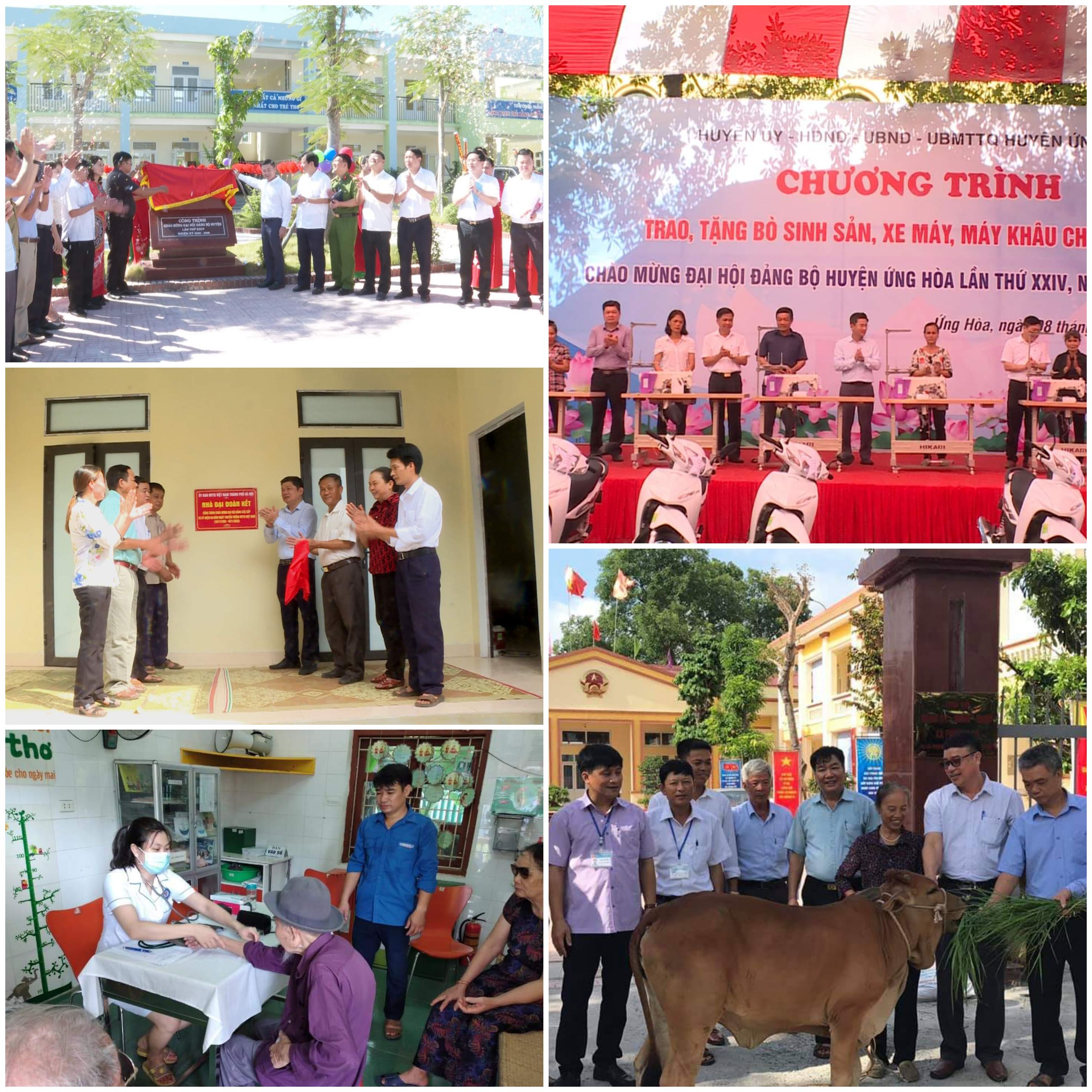 Huyện Ứng Hòa tổ chức nhiều hoạt động thiết thực chào mừng Đại hội đại biểu Đảng bộ Huyện lần thứ XXIV