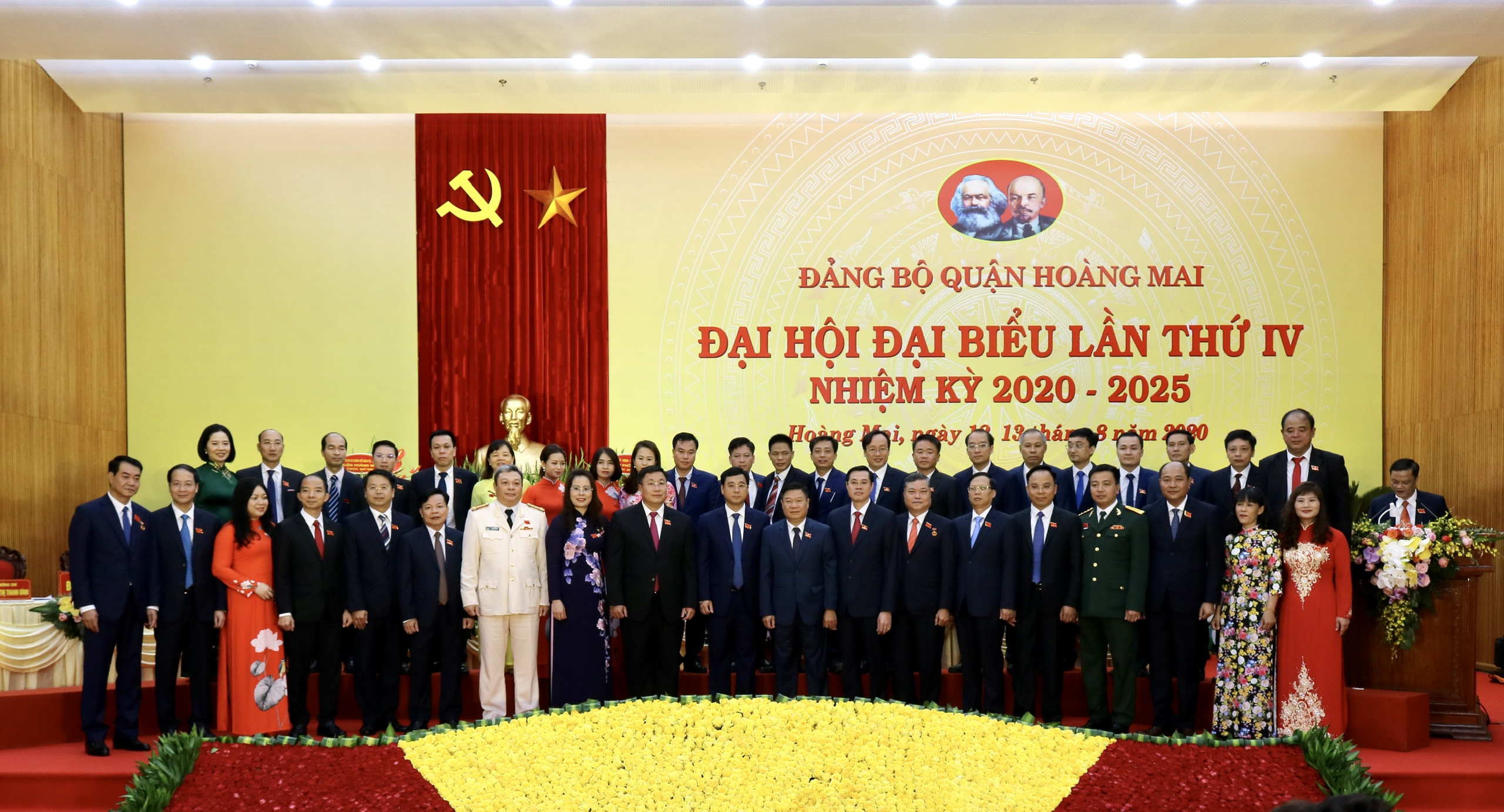 Ban Chấp hành Đảng bộ quận Hoàng Mai khóa IV, nhiệm kỳ 2020-2025