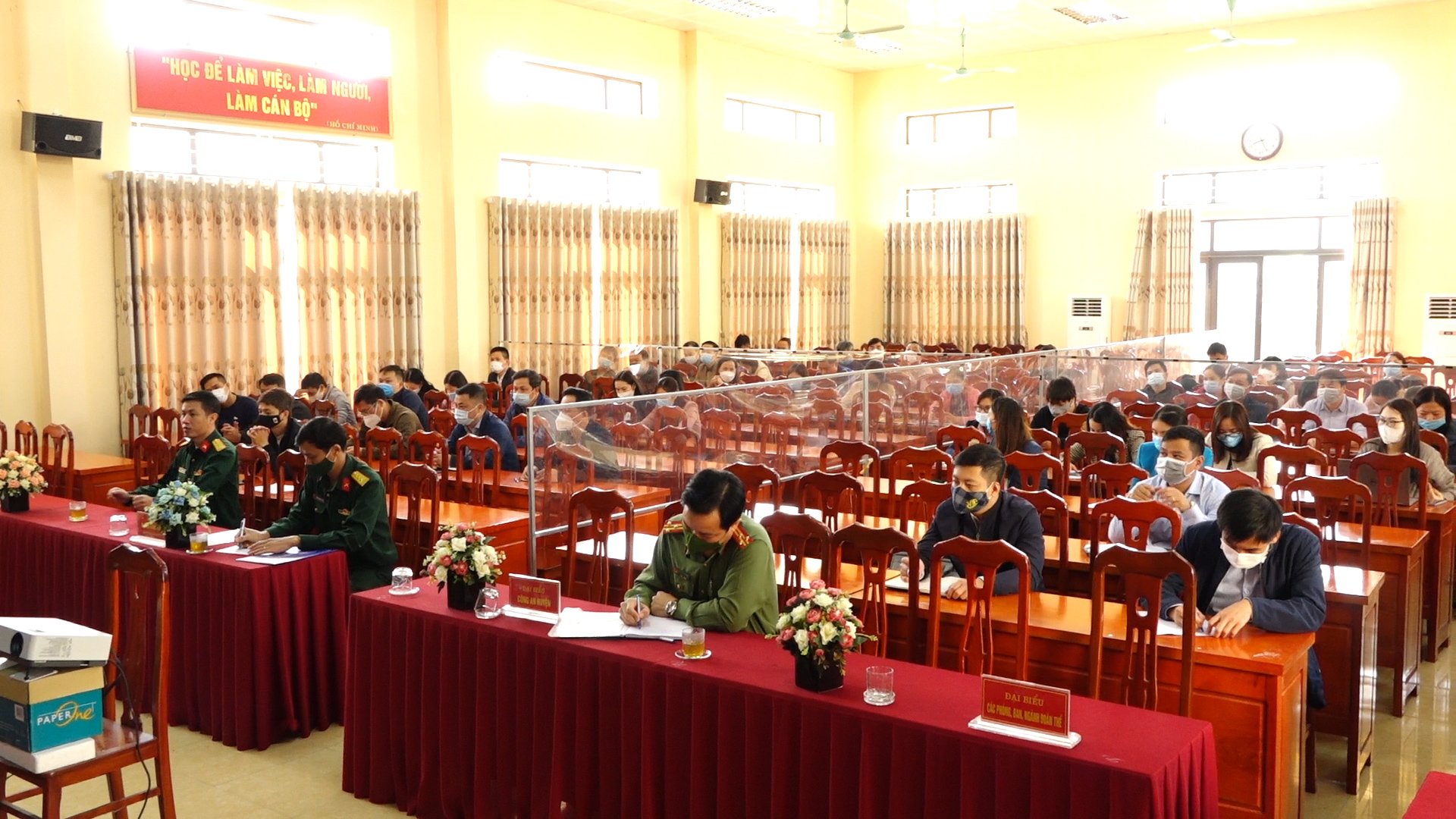 Quang cảnh của lớp Bồi dưỡng