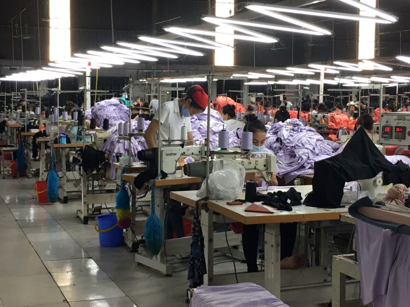 Hoạt động sản xuất tại Công ty TNHH May DHA