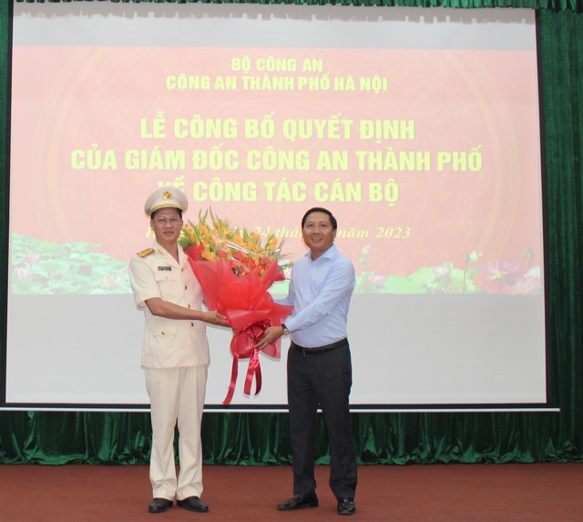 Công bố Quyết định bổ nhiệm Phó Trưởng Công an huyện Mê Linh - Ảnh 2.