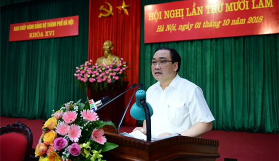 Phát biểu kết luận của đồng chí Hoàng Trung Hải, Bí thư Thành ủy tại Hội nghị Thành ủy lần thứ XV