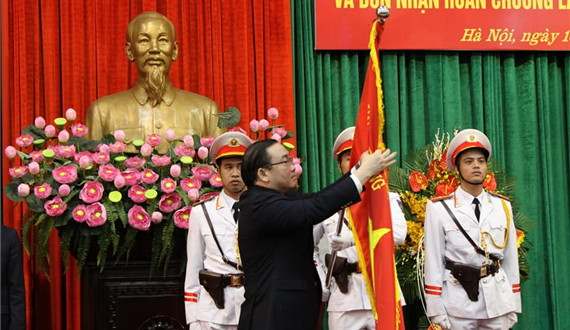 Ủy ban Kiểm tra Thành ủy Hà Nội đón nhận Huân chương Lao động hạng Nhất