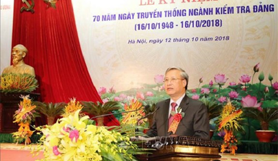 Bài phát biểu của đồng chí Trần Quốc Vượng, Ủy viên Bộ Chính trị, Thường trực Ban Bí thư tại Lễ kỷ niệm 70 năm Ngày Truyền thống ngành Kiểm tra của Ðảng