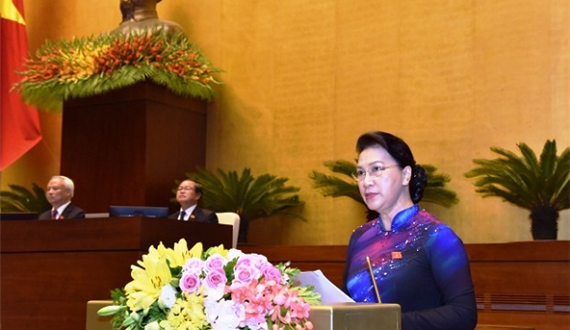 Phát biểu khai mạc Kỳ họp thứ 6, Quốc hội khóa XIV của Chủ tịch Quốc hội Nguyễn Thị Kim Ngân
