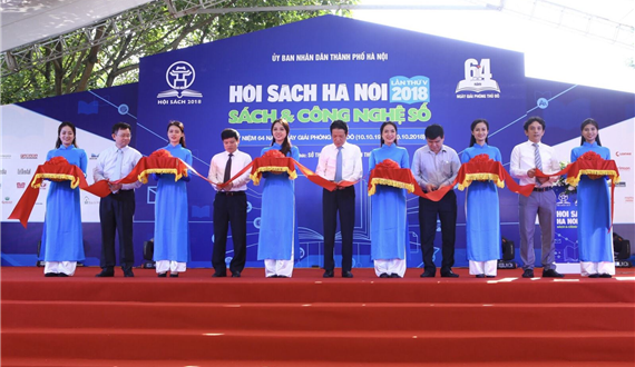 Khai mạc Hội Sách Hà Nội lần thứ V - năm 2018 với chủ đề “Sách và Công nghệ số"