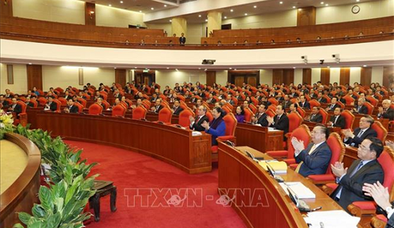 Thông cáo báo chí về ngày làm việc thứ tư của Hội nghị lần thứ tám Ban Chấp hành Trung ương Đảng khóa XII