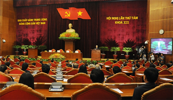 Thông báo Hội nghị lần thứ tám Ban Chấp hành Trung ương Đảng khóa XII