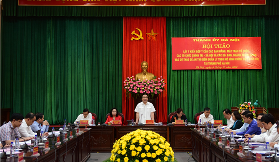Đại diện các bộ, ban, ngành trung ương cho ý kiến về mô hình chính quyền đô thị