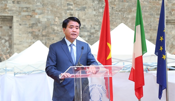 Chủ tịch Nguyễn Đức Chung dự Khai mạc chương trình “Quảng trường Italia 2018”