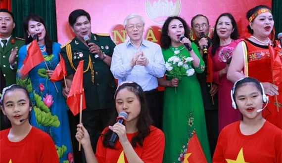 Tổng Bí thư, Chủ tịch nước Nguyễn Phú Trọng dự Ngày hội Đại đoàn kết tại Hà Nội