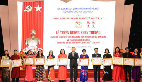 Tôn vinh những nhà giáo tâm huyết, đổi mới, sáng tạo