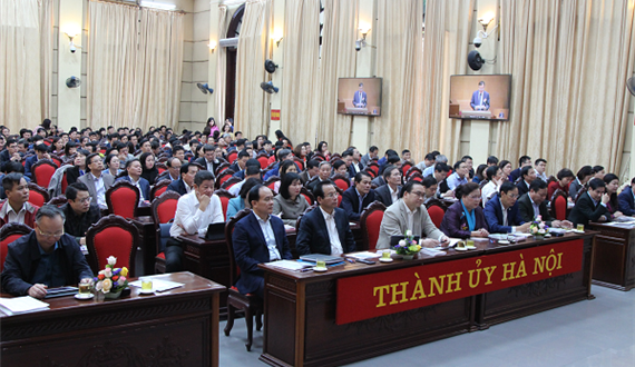 Hơn 1 vạn cán bộ Hà Nội tham gia học tập các nội dung Hội nghị Trung ương 8 (khoá XII)