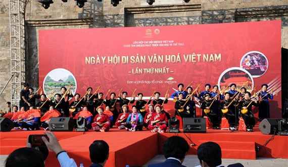 Từng bừng "Ngày hội Di sản văn hóa Việt Nam lần thứ nhất"