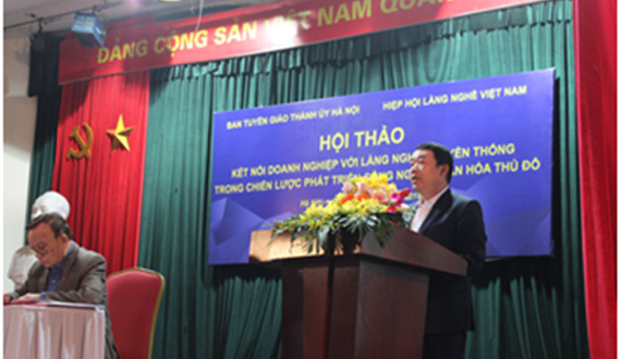 Kết nối doanh nghiệp với làng nghề truyền thống
