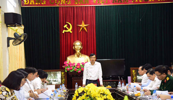 Phó Bí thư Đào Đức Toàn kiểm tra việc thực hiện 3 Nghị quyết quan trọng tại Huyện ủy Đan Phượng