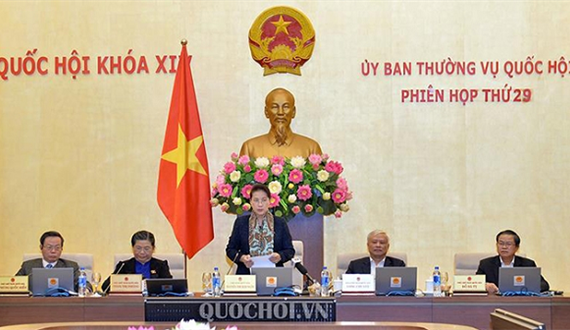 Kết thúc phiên họp thứ 29 của Ủy ban thường vụ Quốc hội