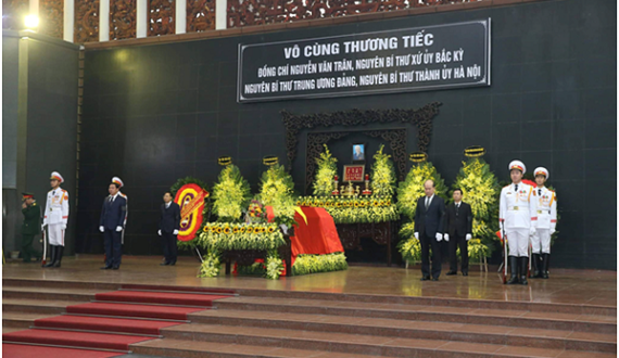 Tổ chức trọng thể lễ tang đồng chí Nguyễn Văn Trân