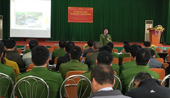 Tập huấn công tác phòng cháy, chữa cháy và cứu nạn, cứu hộ năm 2018