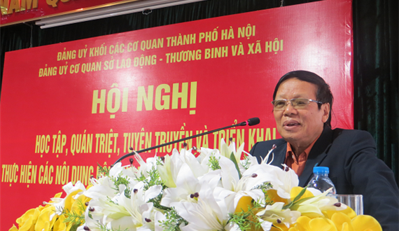 Đảng bộ Sở Lao động – Thương binh và xã hội học tập, quán triệt các nội dung Hội nghị Trung ương 8, khóa XII của Đảng