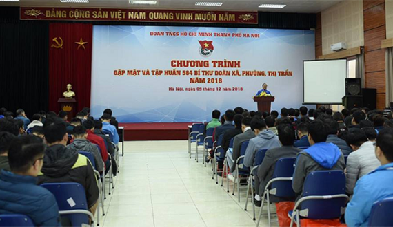 Gặp mặt 584 Bí thư đoàn xã, phường, thị trấn năm 2018