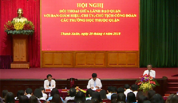 Quận Thanh Xuân đối thoại với các trường công lập