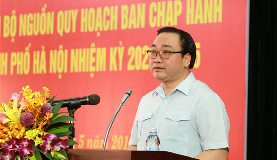 Khai giảng lớp đạo tạo cán bộ nguồn quy hoạch Ban Chấp hành Đảng bộ TP Hà Nội nhiệm kỳ 2020-2025