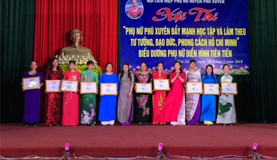 Sôi nổi Hội thi “Phụ nữ Phú Xuyên đẩy mạnh học tập và làm theo tư tưởng, đạo đức, phong cách Hồ Chí Minh”