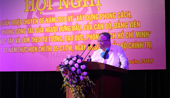 Huyện ủy Mê Linh: Sơ kết 2 năm thực hiện Chỉ thị 05 của Bộ Chính trị