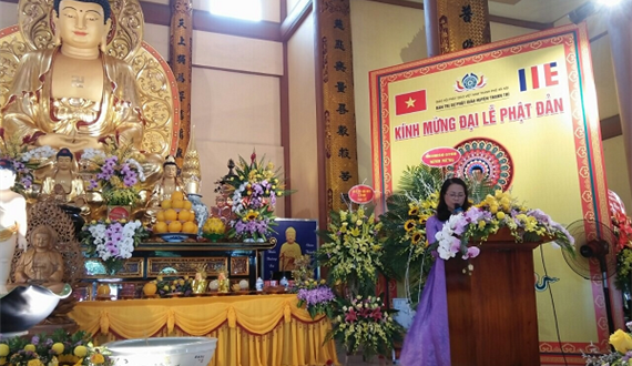 Ban Trị sự Phật giáo huyện Thanh Trì tổ chức Đại lễ Phật đản năm 2018