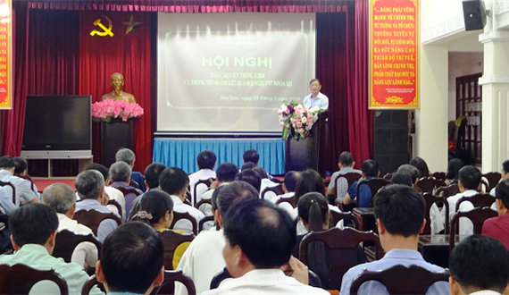 Huyện Sóc Sơn: Thông báo nhanh kết quả Hội nghị lần thứ 7 Ban Chấp hành Trung ương Đảng khóa XII