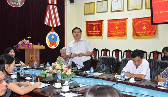 Đảng ủy khối các cơ quan Thành phố: Giao ban cộng tác viên dư luận xã hội tháng 5