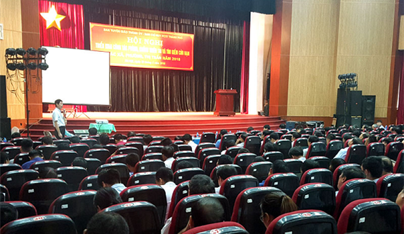 Triển khai công tác phòng, chống thiên tai và tìm kiếm cứu nạn các xã, phường, thị trấn năm 2018