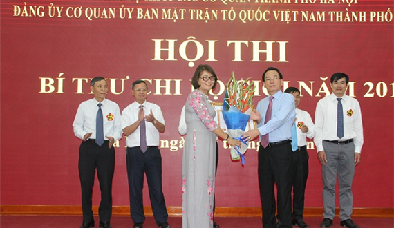 Đảng ủy cơ quan Ủy ban MTTQ Việt Nam Thành phố: Tổ chức hội thi Bí thư chi bộ giỏi năm 2018