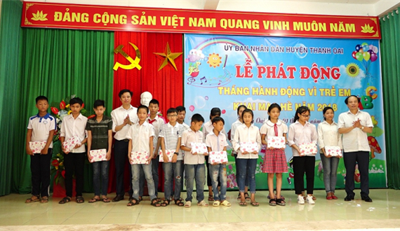 Huyện Thanh Oai: Khai mạc hè 2018 với chủ đề “Hè vui tươi-Em vui sáng tạo”