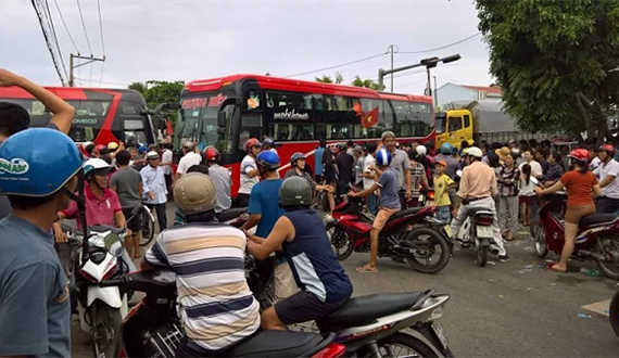 Bình Thuận khởi tố vụ án gây rối, hủy hoại tài sản, chống người thi hành công vụ