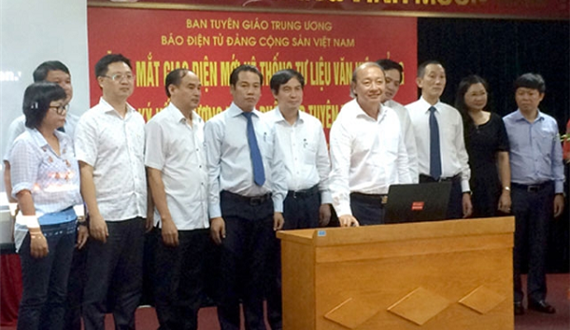 Ra mắt giao diện mới Hệ thống tư liệu - văn kiện Đảng