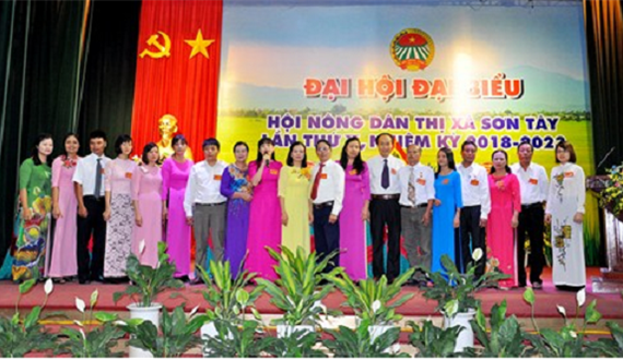 Đại hội đại biểu Hội Nông dân thị xã Sơn Tây lần thứ X nhiệm kỳ 2018 – 2023