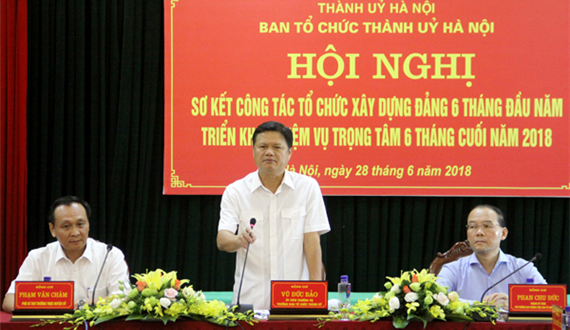 Tập trung củng cố, nâng cao chất lượng tổ chức cơ sở đảng