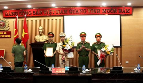Công an thành phố Hà Nội bổ nhiệm các chức danh tư pháp Cơ quan Cảnh sát điều tra