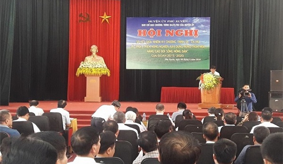 Huyện Phú Xuyên: Phấn đấu có 21 xã cán đích nông thôn mới trong năm 2018