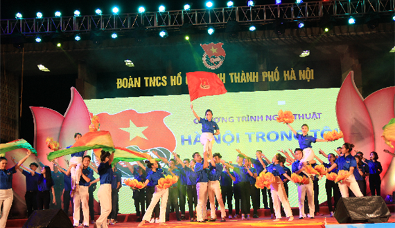 Sôi nổi chương trình Liên hoan nghệ thuật Điểm hẹn Thanh niên “Tình yêu Hà Nội”